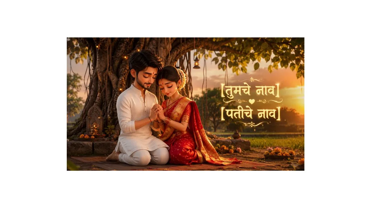 वटपौर्णिमा कपल AI फोटो प्रॉम्प्ट्स मराठीत