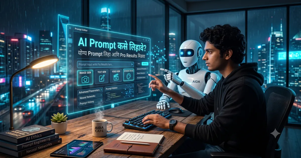 AI Prompt कसे लिहावे यासाठी संपूर्ण Prompt Engineering गाईड - मराठीत