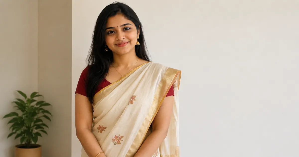 A basic artificial intelligent image generated with a simple and vague saree prompt