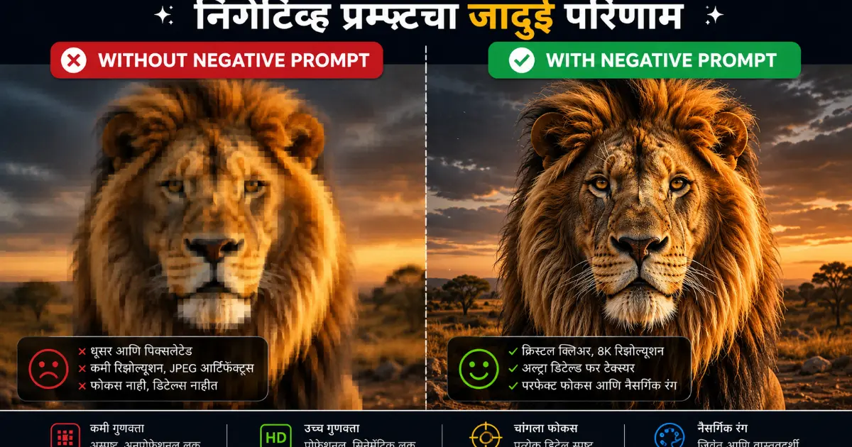 कमी रिझोल्यूशनचा ब्लर एआय फोटो विरुद्ध हाय-क्वालिटी शार्प फोटो बिफोर आफ्टर तुलना