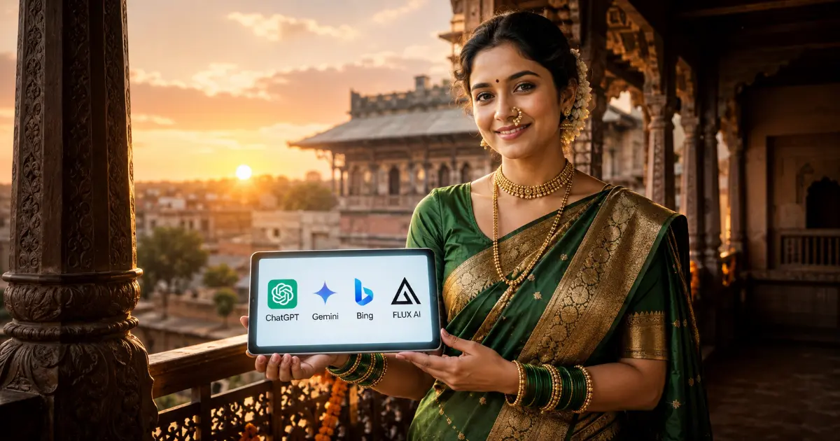 सर्वोत्तम मोफत AI टूल्स ChatGPT Gemini Bing FLUX तुलना 2026