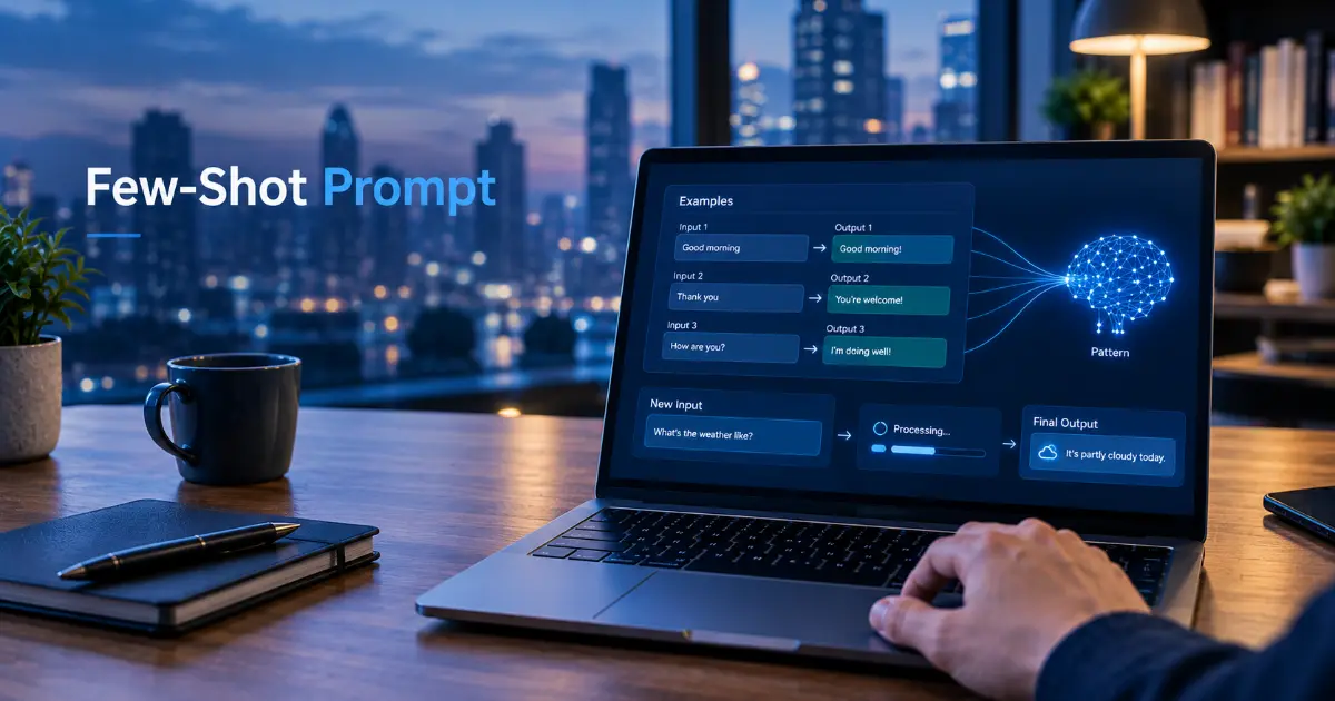 Few-Shot Prompt म्हणजे काय? हे दाखवणारे AI prompting उदाहरण